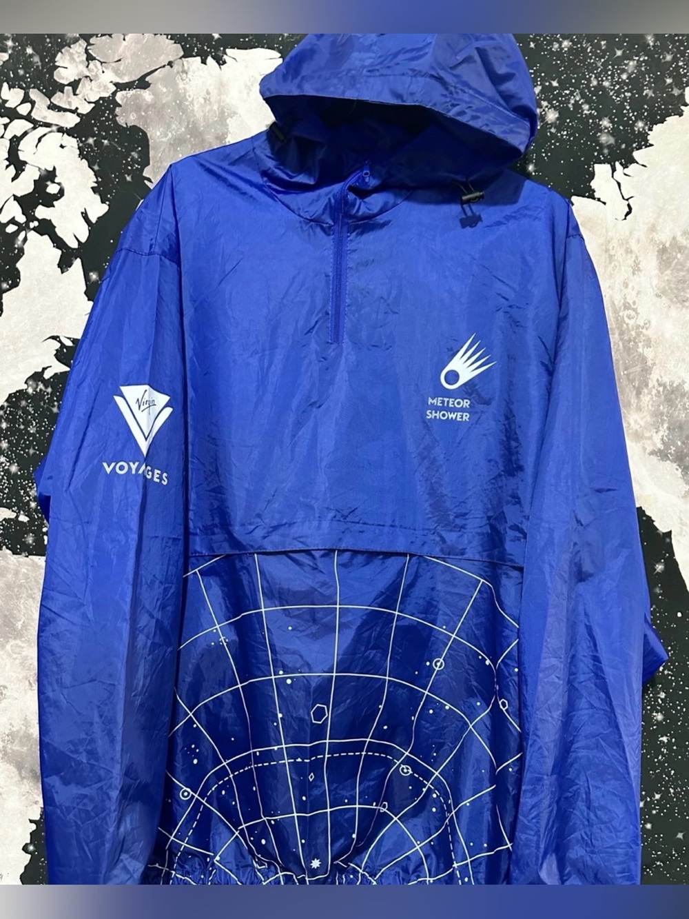 Virgin Voyages Meteor Shower Packable Rain Jacket